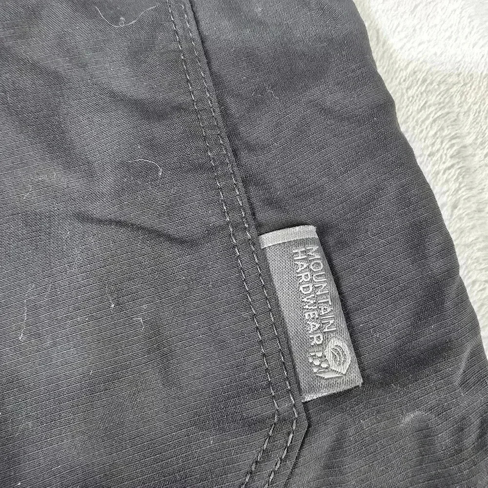 5Mountain Hardwear Pants Mens 36x30 Gray BASIN TREK Convertible Stretch Hiking - Picture 6 of 10